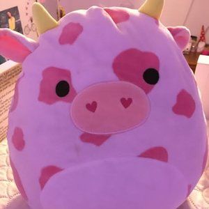 Evangelica Pink cow squishmallow